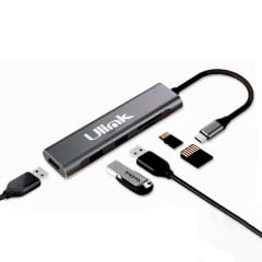 ADAPTADOR MULTIPUERTO USB-C / 5 EN 1