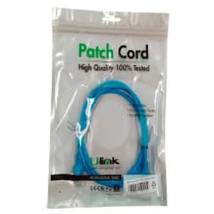 CABLE ETHERNET ULINK CAT6 2MTS AZUL