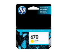 TINTA HP 670 YELLOW