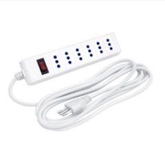 ALAGARDOR MULTIPLE 3MT 6PTOS BLANCO
