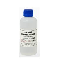 BOTELLA DE ALCOHOL ISOPROPILICO 250ML
