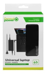 CARGADOR UNIVERSAL PARA NOTEBOOK 19V/19.5V/20V, 65W MAX