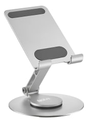 SOPORTE DE ALUMINIO PARA CELULAR C/ROTACION Y ALTURA
