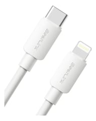 CABLE DE CARGA USB C A LIGHTNING BLANCO