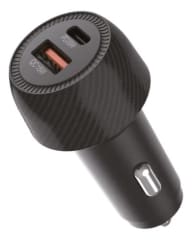 CARGADOR RÁPIDO DUAL PARA AUTO 48W USB-C + USB-A
