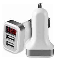 CARGADOR DE AUTO DOBLE USB