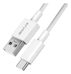 CABLE USB-A A USB-C 1M BLANCO