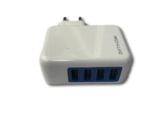 CARGADOR DE PARED USB 4 PUERTOS