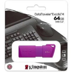 PENDRIVE NEON 64GB KNG MORADO