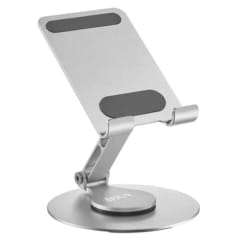 SOPORTE DE ALUMINIO PARA CELULAR C/ROTACION Y ALTURA