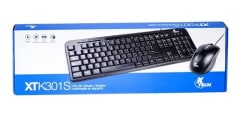 KIT TECLADO+MOUSE XTECH ALAMBRICO XT301S