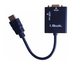 ADAPTADOR HDMI A VGA +SALIDA DE AUDIO