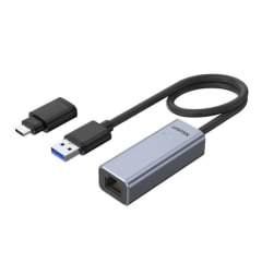 ADAPT. USB 3.0 A RJ45 GIGA C/ADAPT. TIPO C UTEK