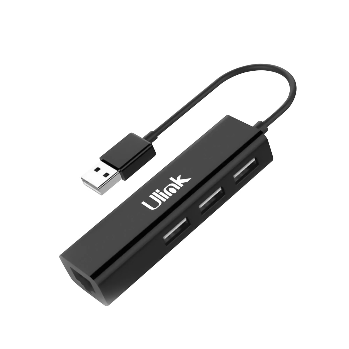 ADAPTADOR USB 2.0 A ETHERNET CON 3 PUERTOS USB 2.01