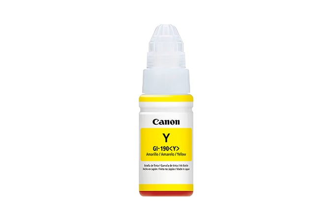 TINTA CANON 190 AMARILLO2