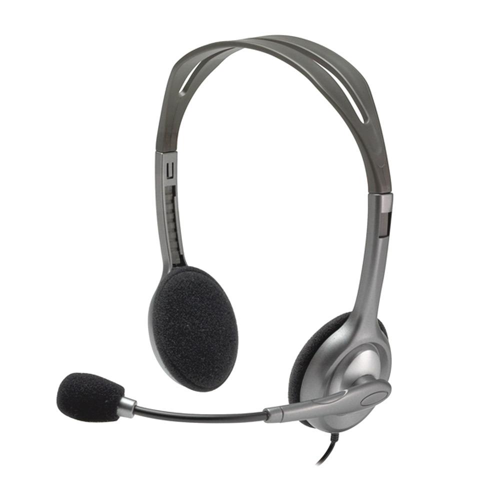 AUDÍFONOS ESTÉREO CON MICRÓFONO LOGITECH H111 3.5 MM1