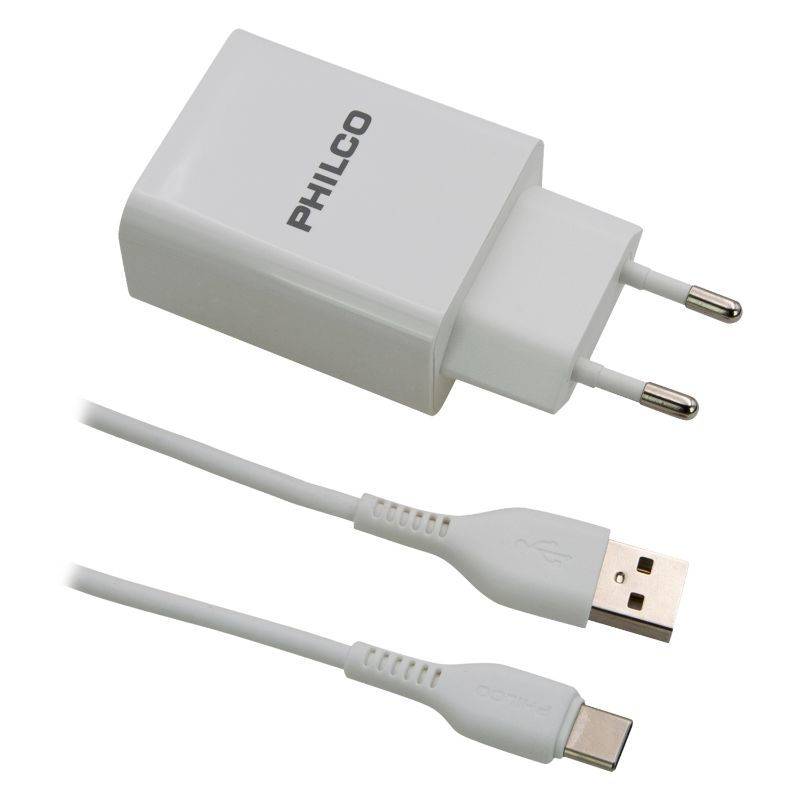 CARGADOR RÁPIDO USB-A A TIPO C 18W1