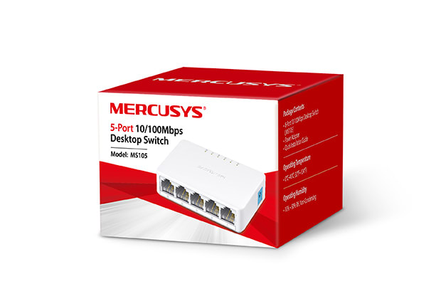SWITCH TP-LINK MERCUSYS MS105 5PORT 10/1001