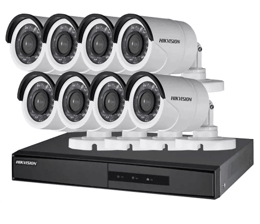 KIT DE VIDEOVIGILANCIA 8CH+8 CÁMARAS BULLET 720P3
