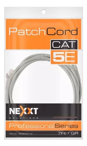 PATCHCORD NXT CAT5E 2MT GRIS1