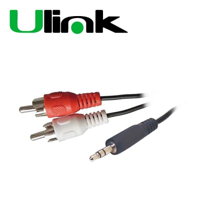 CABLE AUDIO 3,5MM A 2RCA 3MTS1