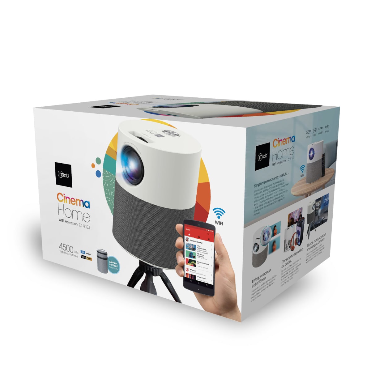 PROYECTOR HOME CINEMA FHD 1080P WIFI2