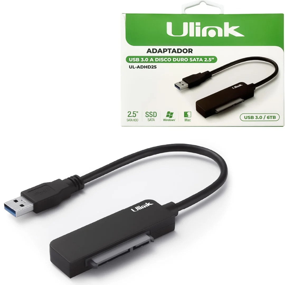 ADAPTADOR USB-3.0 A DISCO DURA SATA 2.5