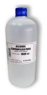 BOTELLA DE ALCOHOL ISOPROPILICO 1LT1