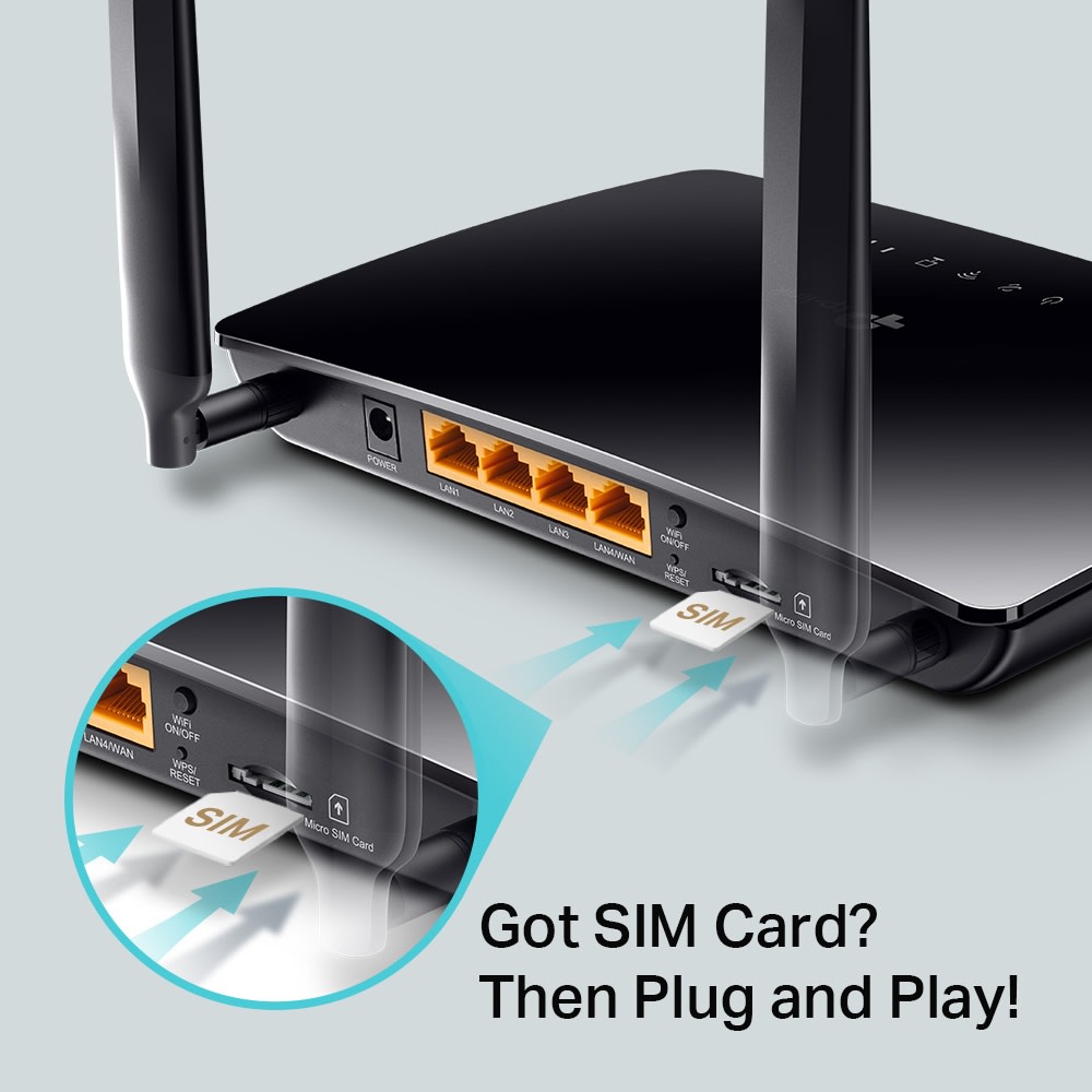 ROUTER 4G LTE INAL. AC1200 MR400TP-LINK4