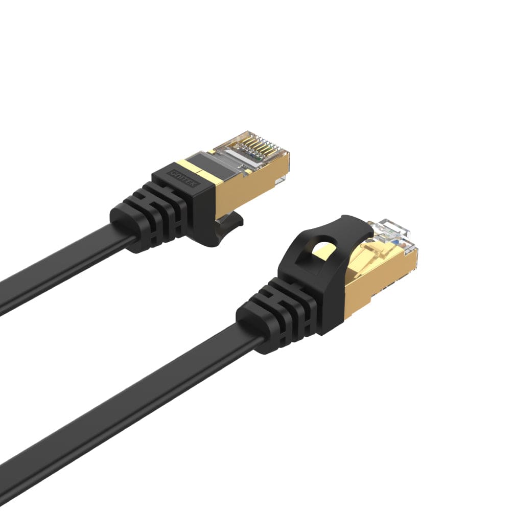 CABLE DE RED FLAT CAT7 2M NEGRO1
