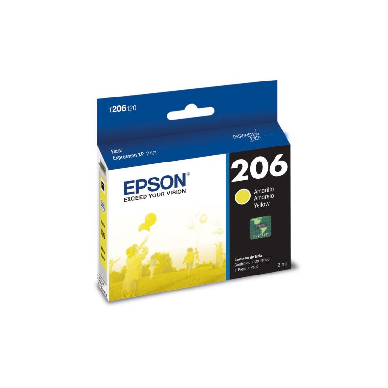 TINTA EPSON 206 AMARILLO1