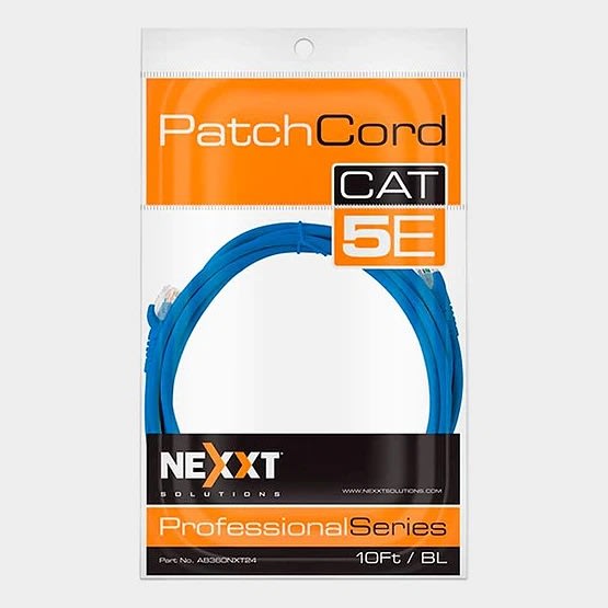 PATCHCORD NEXXT UTP CAT5e 3MT AZUL1