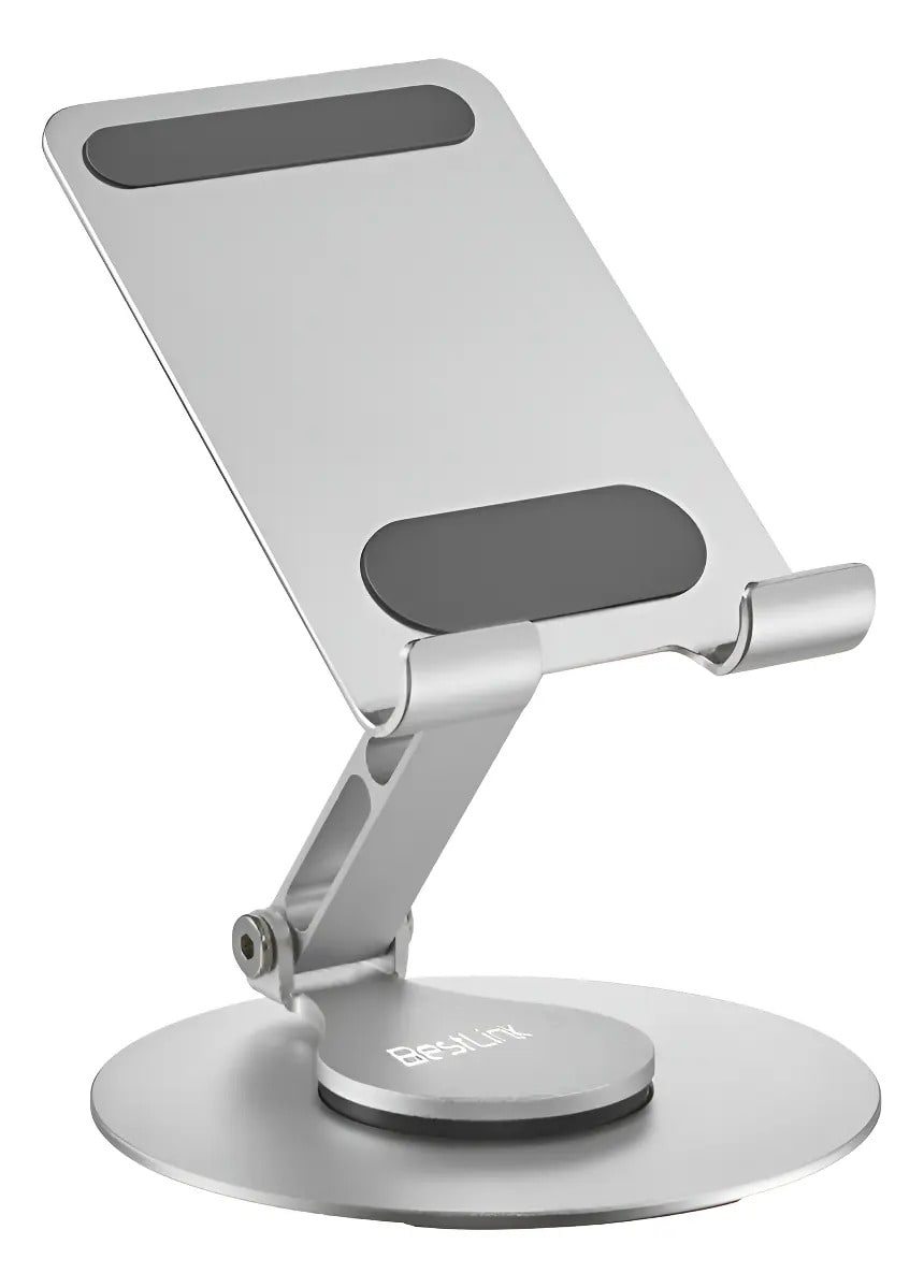 SOPORTE DE ALUMINIO PARA CELULAR C/ROTACION Y ALTURA1