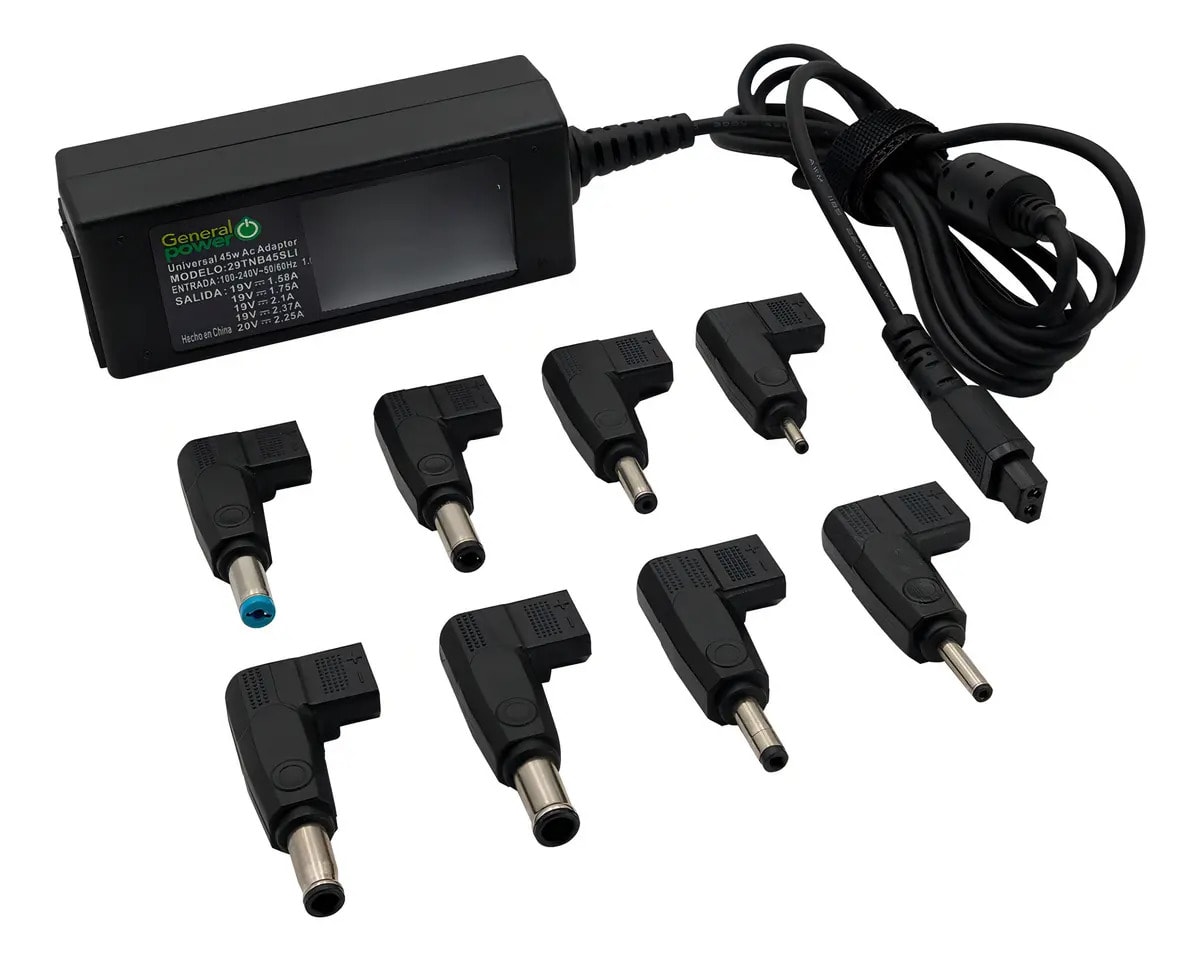 CARGADOR PARA NOTEBOOK UNIVERSAL 45W2
