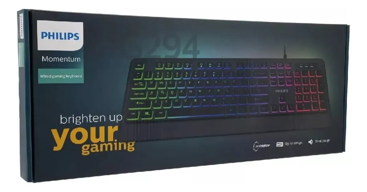 TECLADO GAMER MOMENTUM G264 RGB2