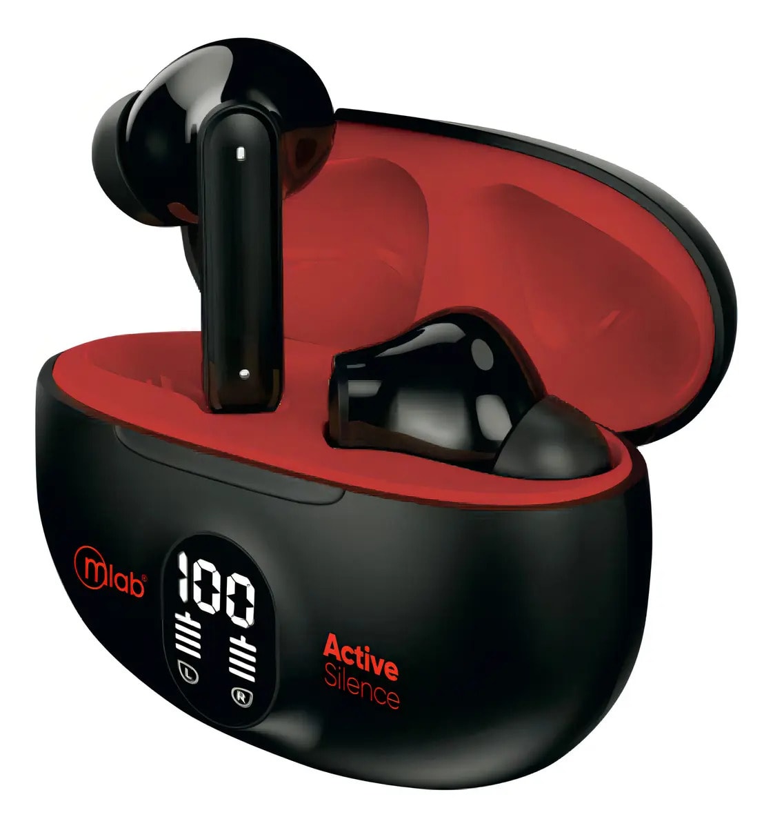 AUDÍFONO ACTIVE SILENCE STRONG BLACK/RED1