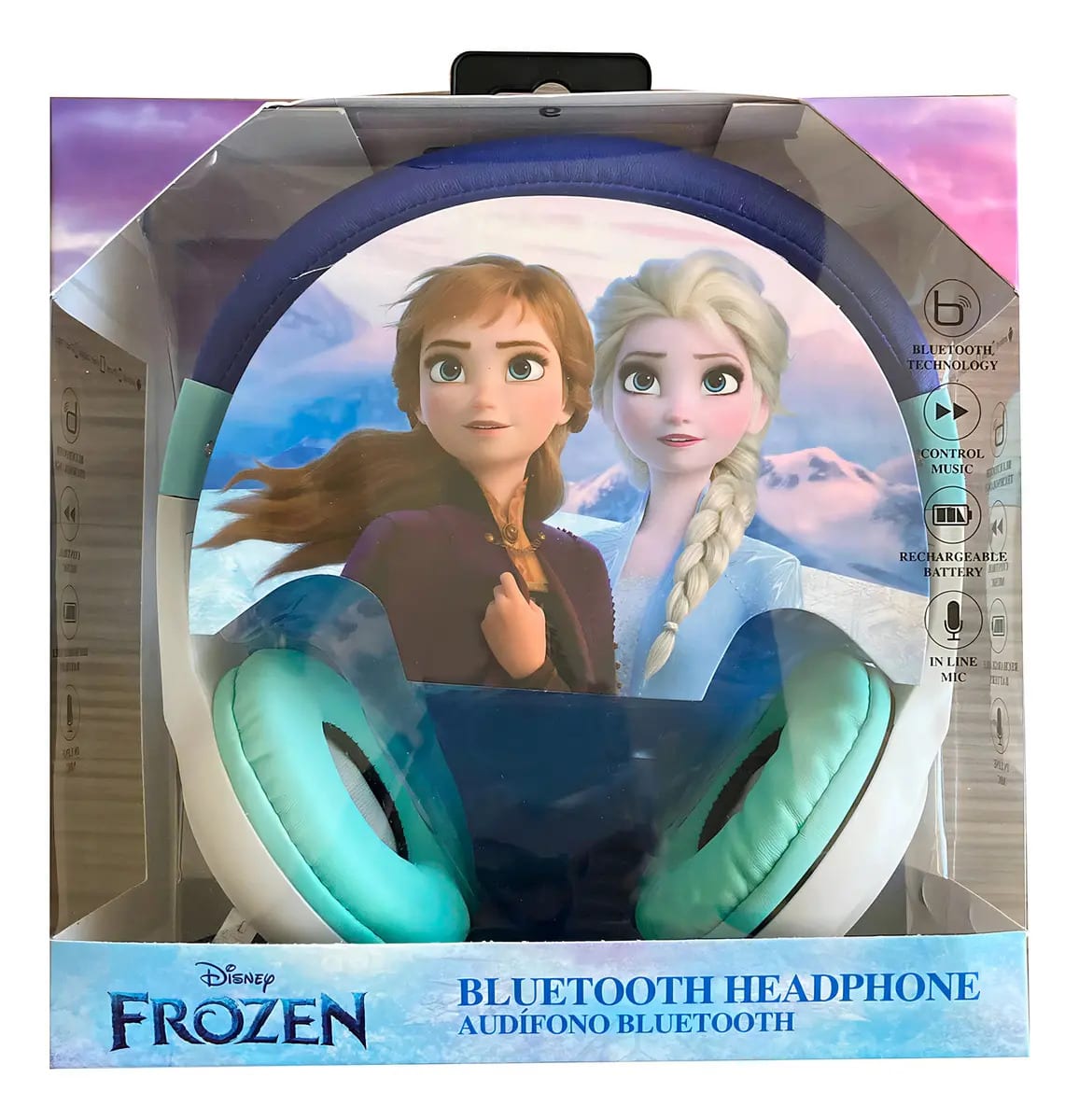 AUDÍFONOS BLUETOOTH FROZEN ELSA Y ANNA – DISNEY3