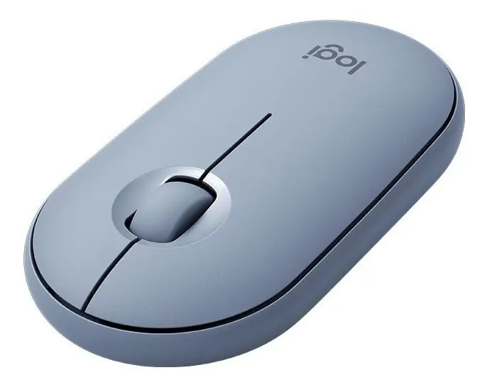 MOUSE INALÁMBRICO PEBBLE M350 AZUL2