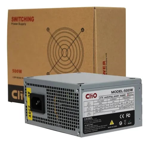 FUENTE DE PODER SLIM 500W CLIO1