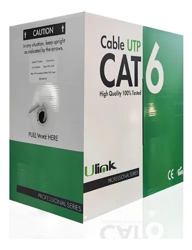 CABLE DE RED UTP CAT6E 100M CCA1