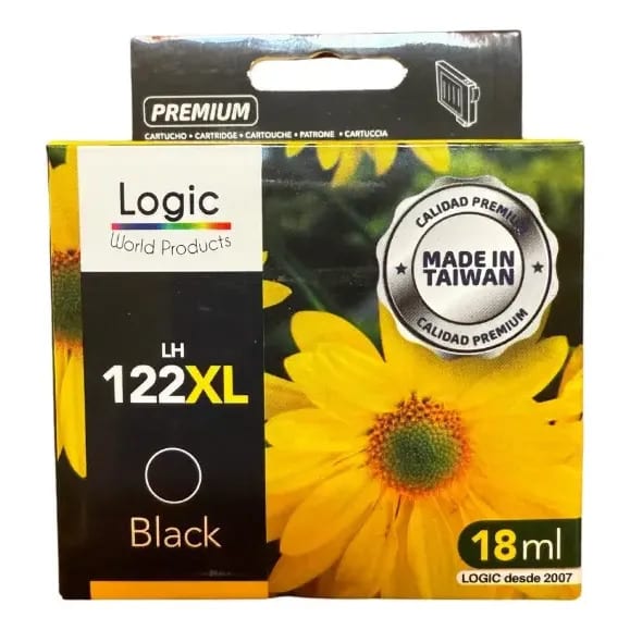 TINTA 122XL NEGRO LOGIC1
