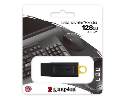 PENDRIVER  KINGSTON  128 GB EXODIA1