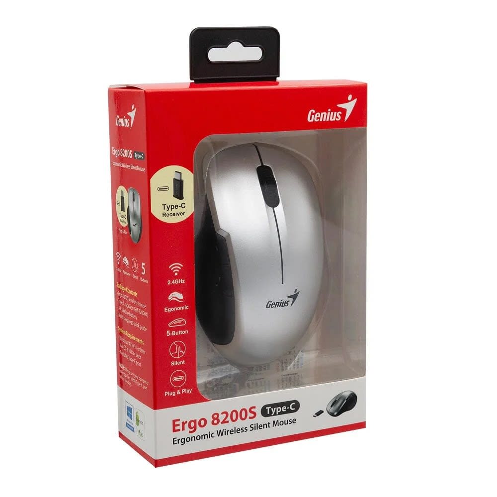 MOUSE INALÁMBRICO ERGO 8200S1