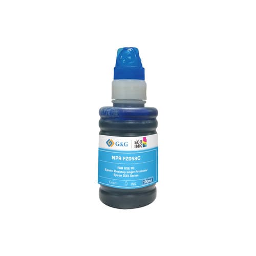 TINTA SUBLIMACION BT100ML CYAN FZ058 G&G1