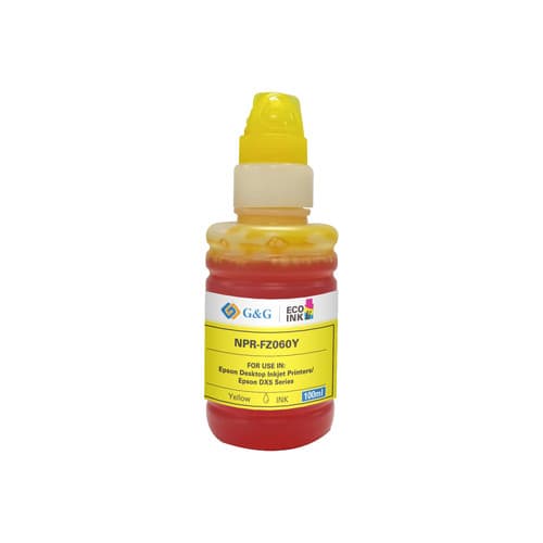 TINTA SUBLIMACION BT100ML YELLOW FZ060 G&G1