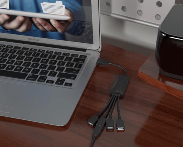 USB 2.0 HUB 4-PUERTOS XTECH1