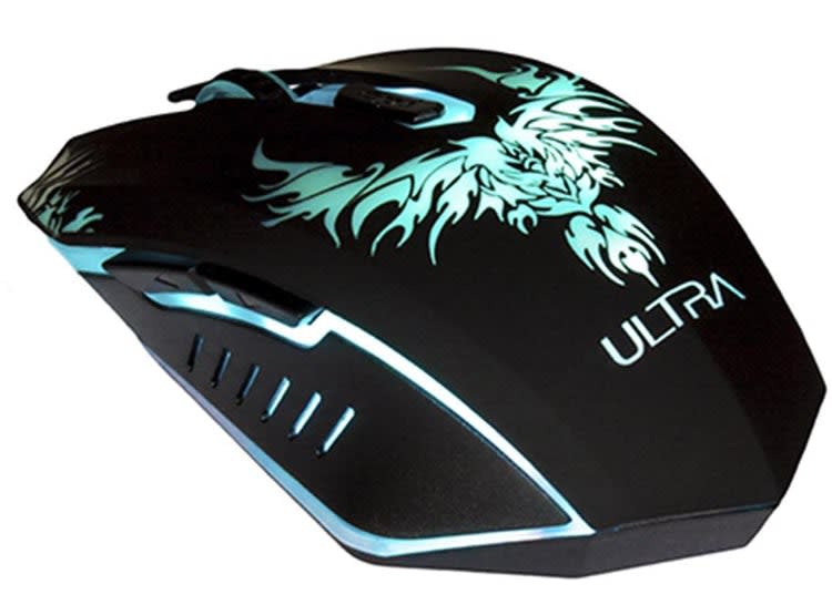 MOUSE GAMER ULTRA X8 2400 DPI 6 BOTONES LED3