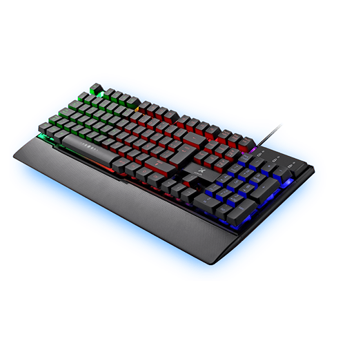 TECLADO GAMER ARMIGER MULTIMEDIA RGB XTK510S1