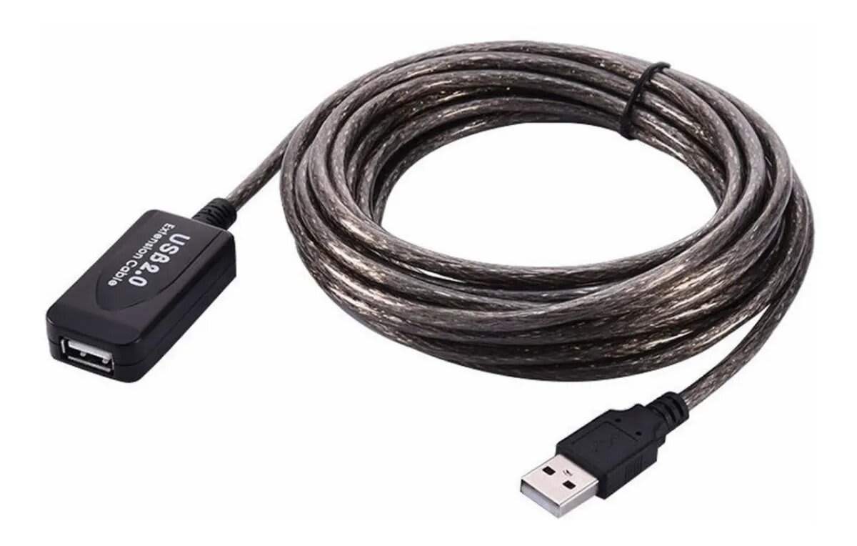 CABLE EXTENSIÓN ACTIVA USB 2.0 A-A 10MTS1