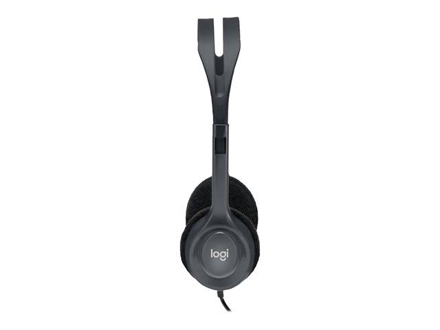 AUDÍFONOS ESTÉREO CON MICRÓFONO LOGITECH H111 3.5 MM2